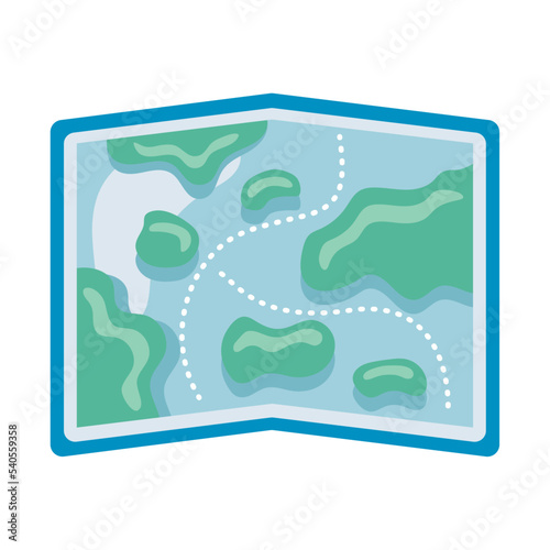 paper map guide