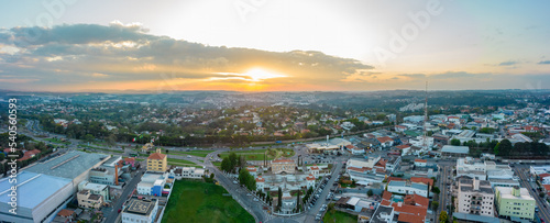 Vista aérea panorama Vinhedo SP outubro 2022 