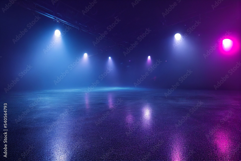 Dark stage background as pattern and texture
