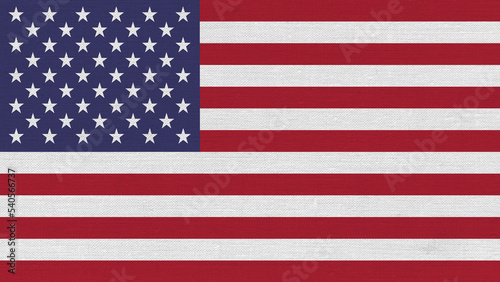 USA Flag on Canvas