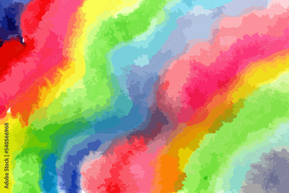 abstract rainbow watercolor background 
