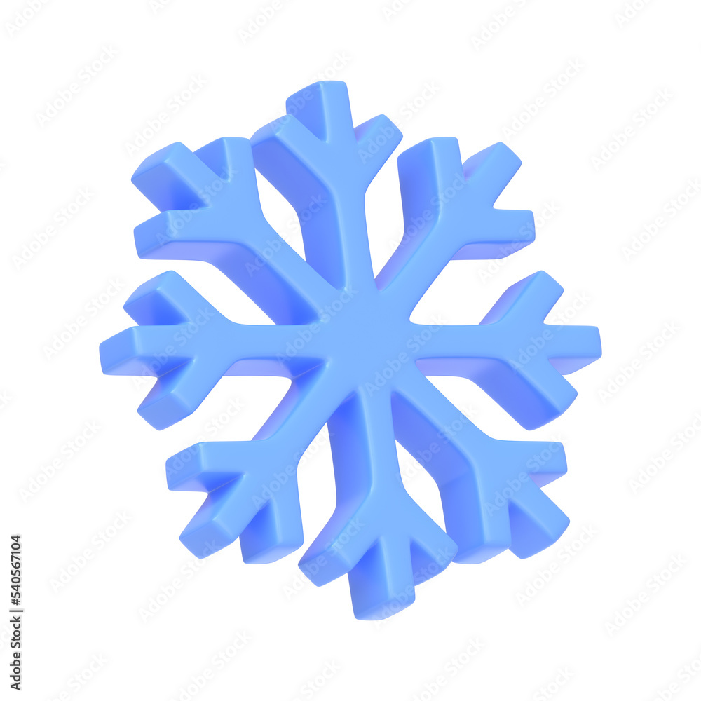 Icy Snowflake Icon isolated on white background. 3D icon, sign and symbol. Cartoon minimal style. 3D Rendering Illustration Icy Snowflake Icon isolated on white background. 3D icon, sign and symbol. Cartoon minimal style. 3D Rendering Illustration