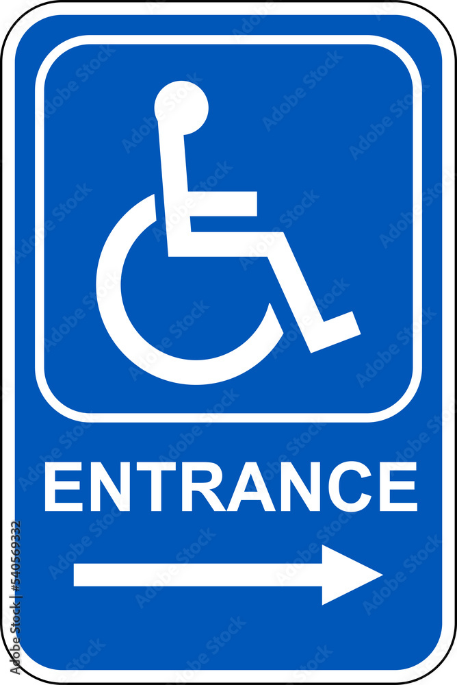 Reserved parking sign disabled access handicapped parking only entrance Reserved parking sign disabled access handicapped parking only entrance