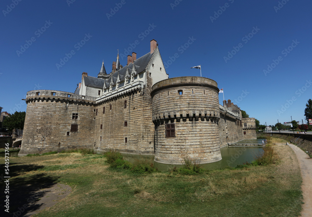Castle of the Dukes of Brittany in Nantes, Brittany, France
