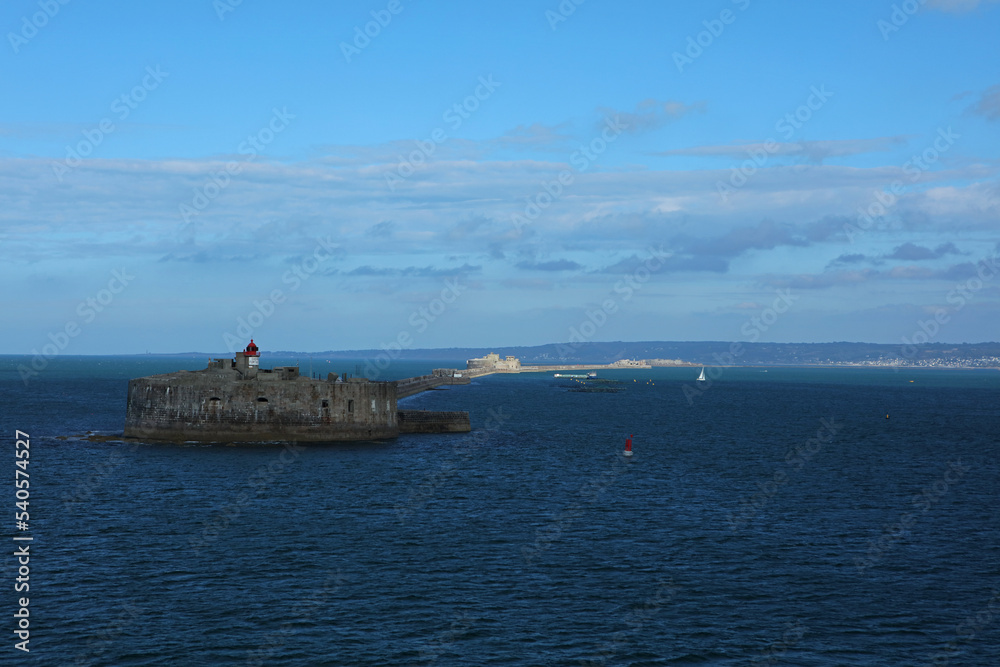 Fort de l'Ouest - West Fort of Cherbourg Harbour, Normandy, France