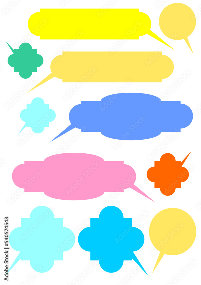 vector work empty speech bubbles speech bubble box used in graphics vector work empty speech bubbles speech bubble box used in graphics