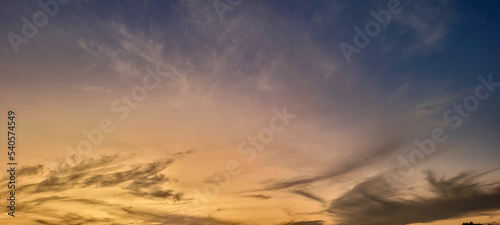 image of sky in the late afternoon in Brazil
