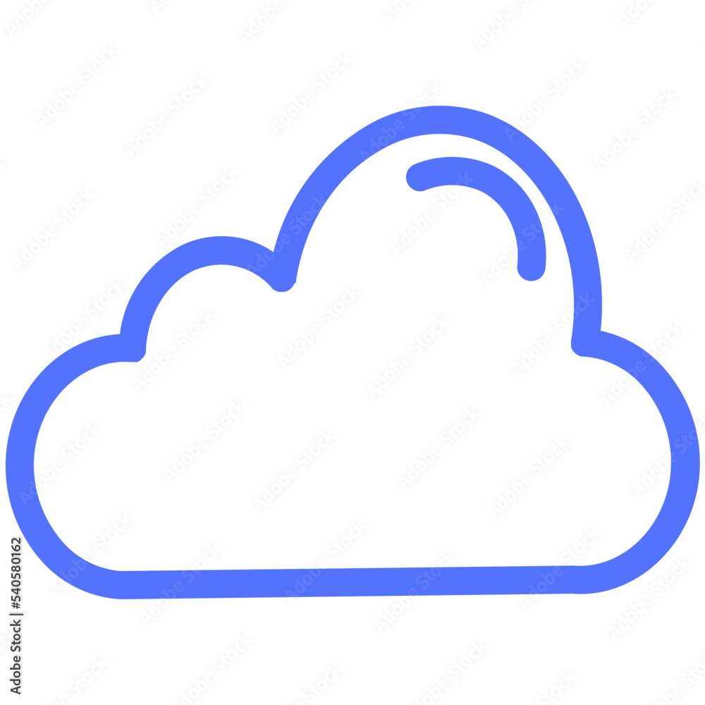 cloud line icon