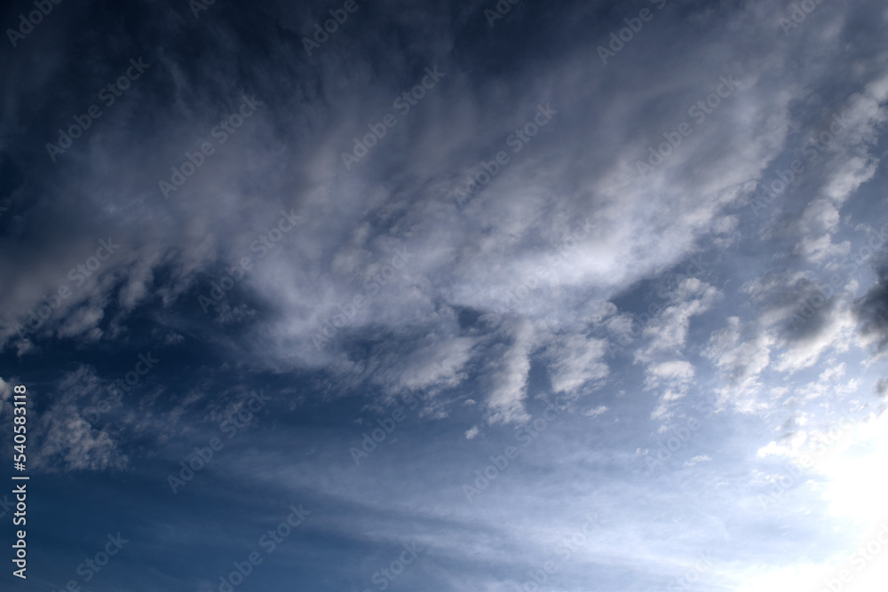 Obraz premium Blue sky with clouds wallpaper
