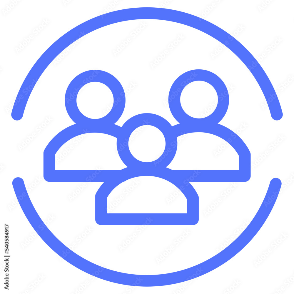 corporation team line icon corporation team line icon