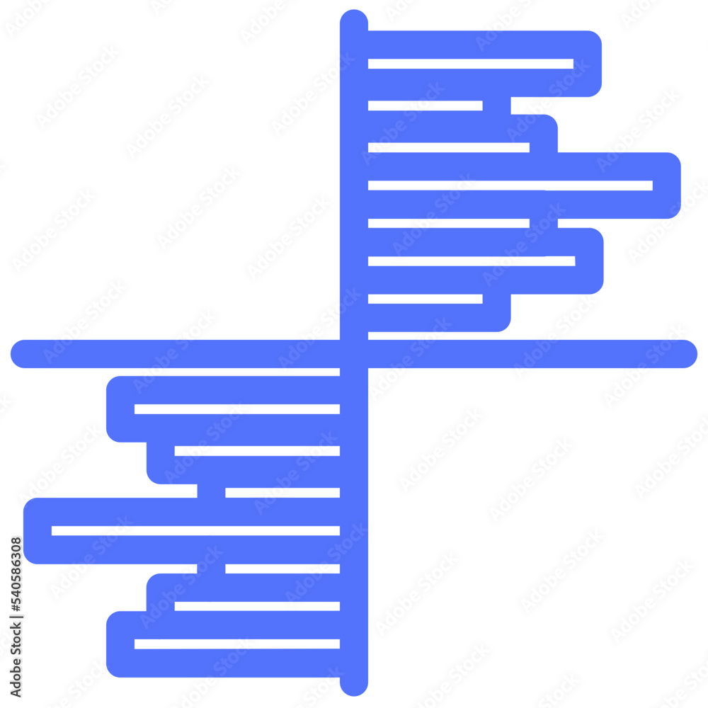 histogram analytics bars line icon