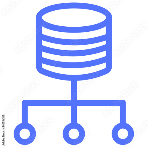 storage internet data line icon