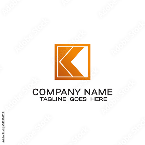 Free Download business logo design template initial letter K or C. - GFXLoad