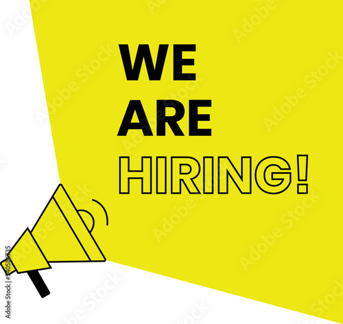 We are hiring
