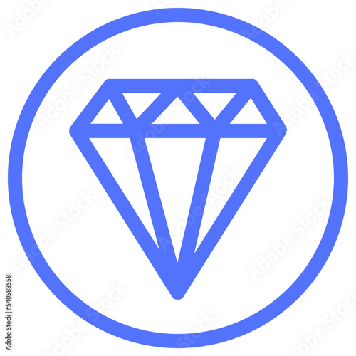 jewelry precious stone line icon