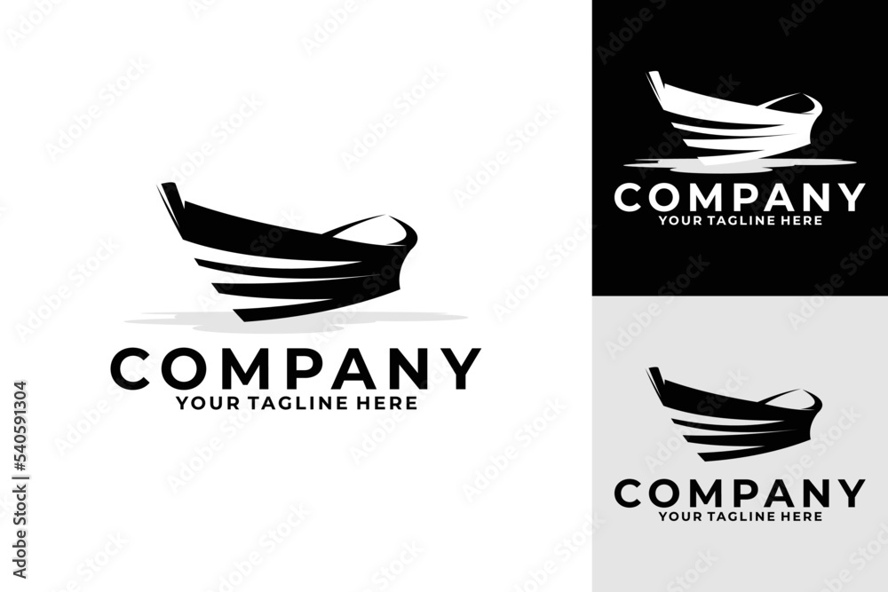 set of boat logo vector design template set of boat logo vector design template