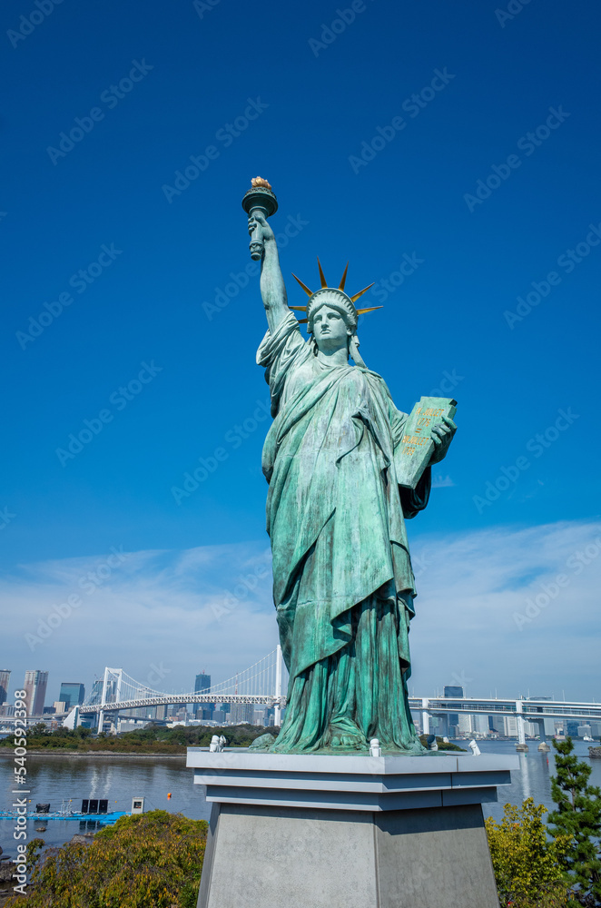 Obraz premium 東京・お台場の自由の女神