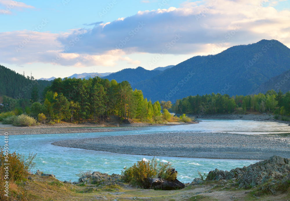 The Katun River in Altai
