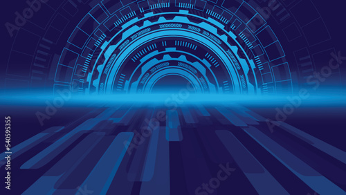 Digital innovation concept for your design. Abstract technology background.
