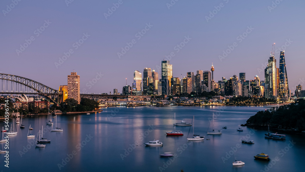 Fototapeta premium Peaceful and serene harbour scene.