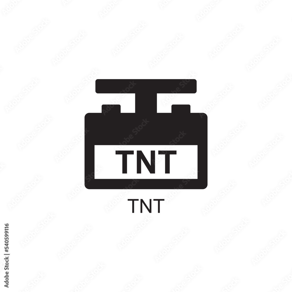 tnt icon , caution icon vector tnt icon , caution icon vector