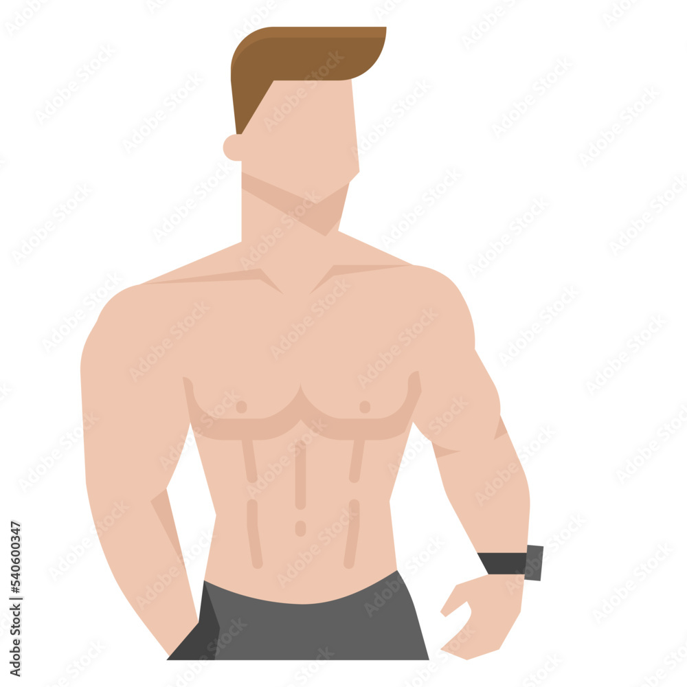 Fototapeta premium trainer flat icon