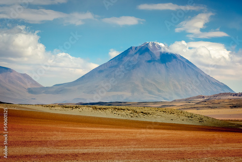 Licancabur volcanic landscape ain Atacama Desert, Bolivian Andes