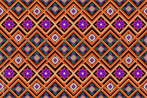 Aztec geometric art, Ethnic vectorabstract background. Seamless pattern in tribal, folk embroidery, African style, ornament print, Design for carpet, wallpaper, clothing, wrapping, fabric,textile