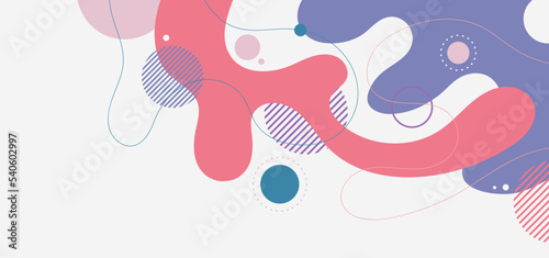 Abstract colorful template design of free shape template. Minimal design for graphic usage background.
