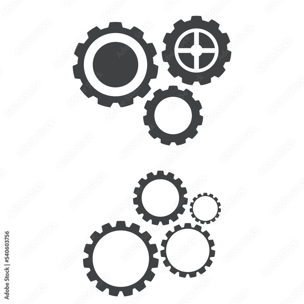 Gear Logo Template vector icon illustration design Gear Logo Template vector icon illustration design