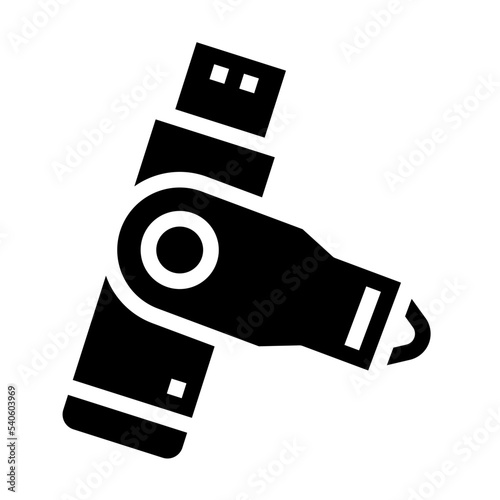 Flash glyph icon