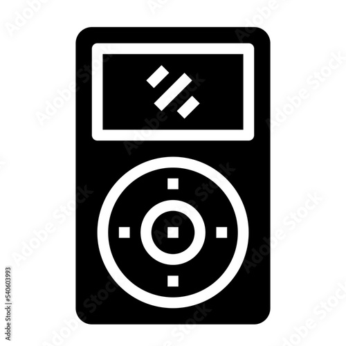 music glyph icon
