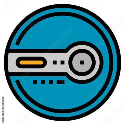 Cd Filled Outline icon