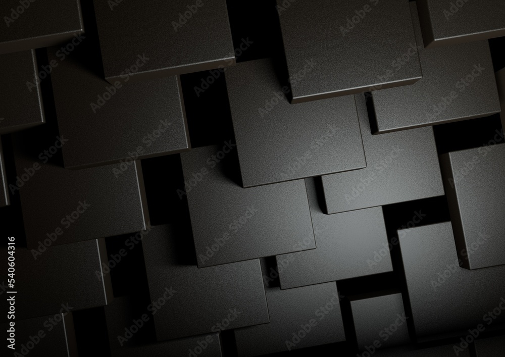 Fundo elegante de cubo preto para apresentação. Fundo de cena de exposição escuro. Showroom de plataforma de caixa mínima com foco de luz. Fundo elegante de cubo preto para apresentação. Fundo de cena de exposição escuro. Showroom de plataforma de caixa mínima com foco de luz.