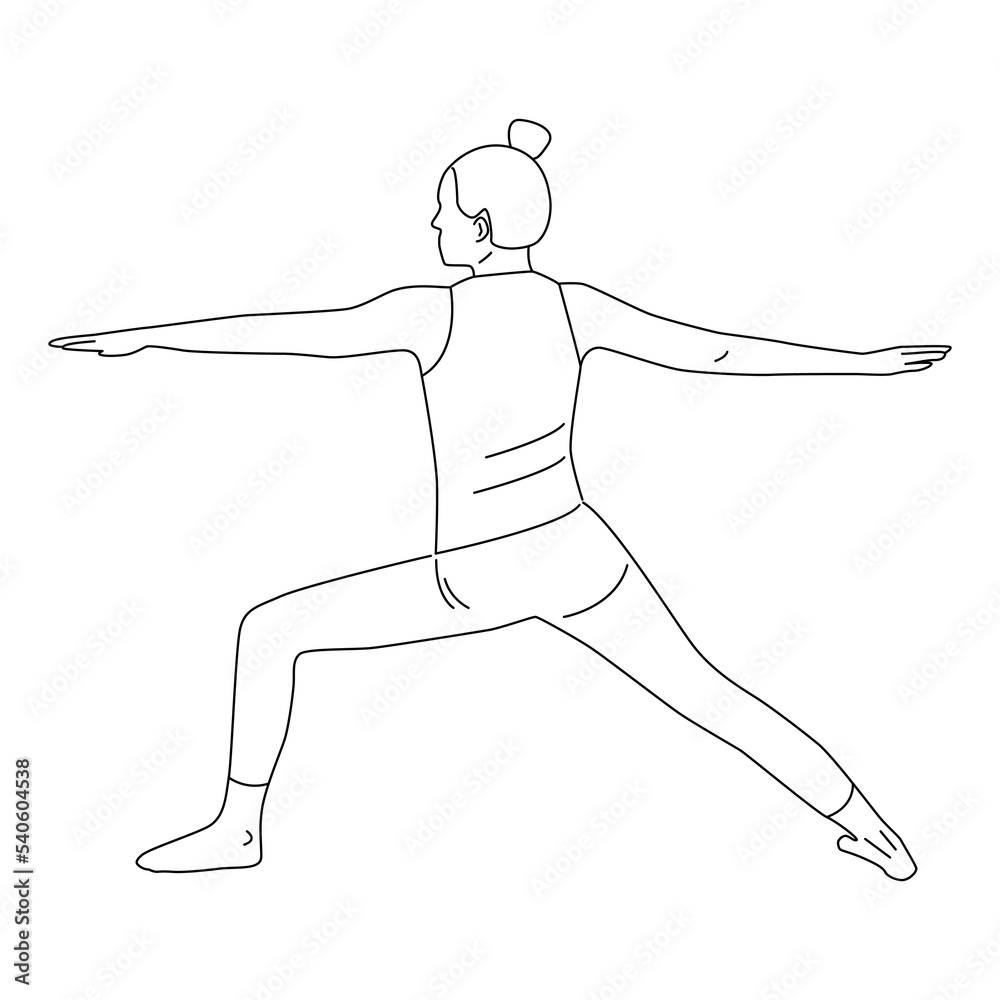 One Single Line Drawing Of Young Model Woman Take A Pose. A Girl With Long  Hair And Wearing Mini Dress. Standing Woman Gesture Concept Isolated Drawing  Sketch Continuous Line Minimalism Illustration Royalty