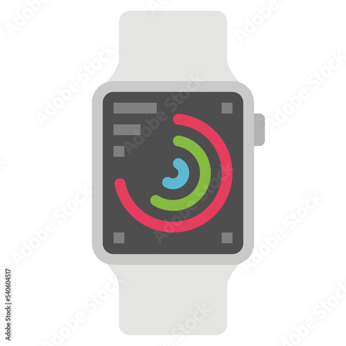 smartwatch flat icon