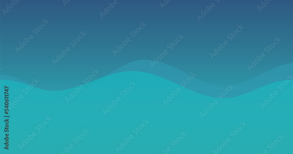blue gradient wave abstract background
