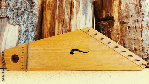 Принти на полотні Estonian zither kannel plucked string instrument chordophone