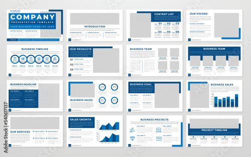 presentation layout template use for corporate infographic