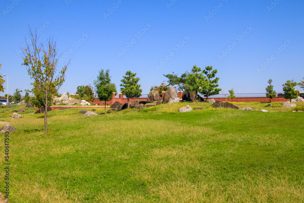 Obraz premium 七里の渡し公園