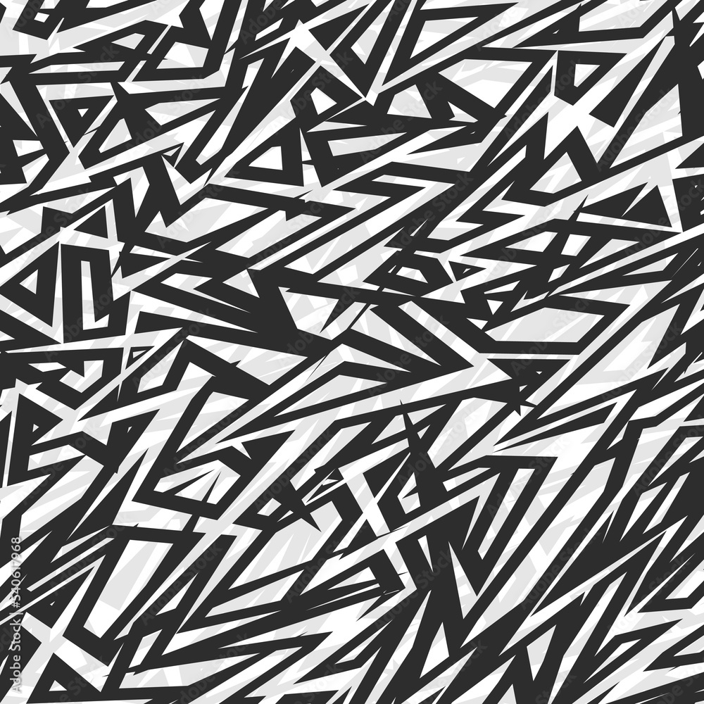 Abstract black and white background with seamless rough lines pattern Abstract black and white background with seamless rough lines pattern
