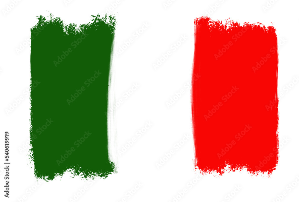 Italy Flag Textured Illustration Drawing PNG National Flag Stock ...
