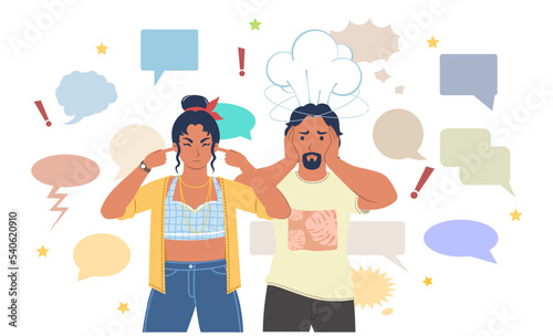 Fake news and disinformation of people vector