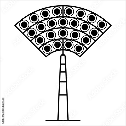 Floodlight Tower Icon M_2210001