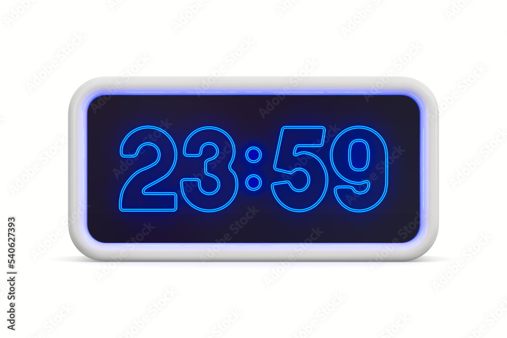 alarm clock on white background. Isolated 3D illustration alarm clock on white background. Isolated 3D illustration