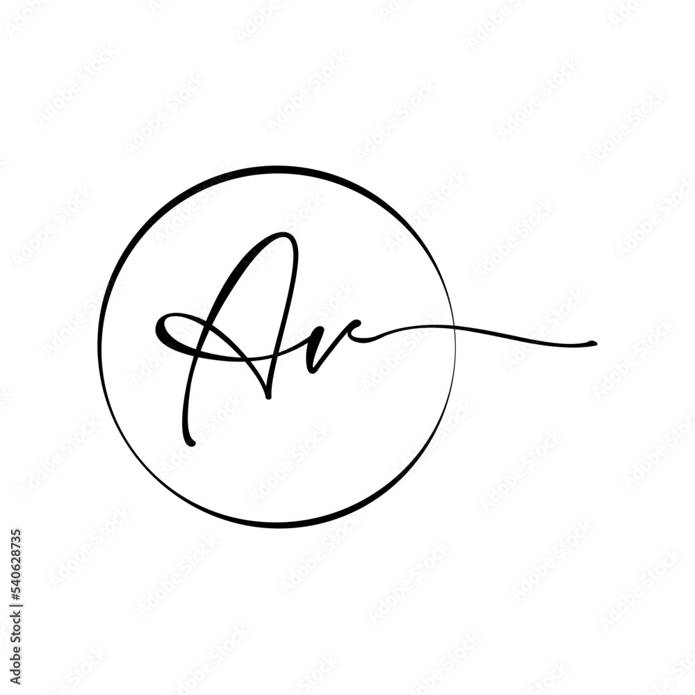 Initial beauty logo vector templates Initial beauty logo vector templates