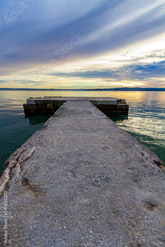 pier at sunset