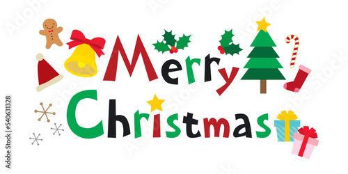 クリスマスタイトルバナー/小物