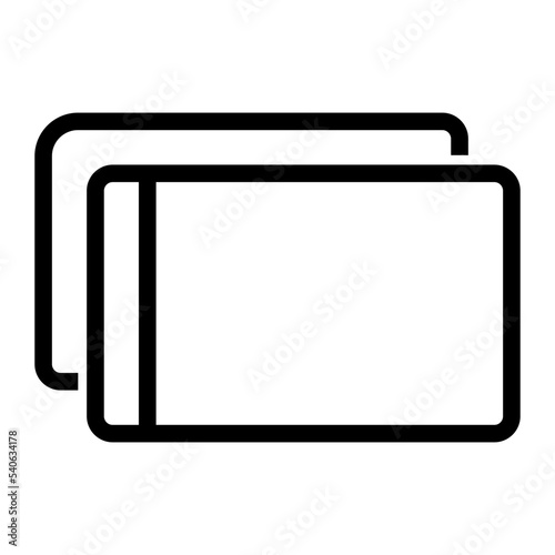 Icon Art Board With Style Outline
