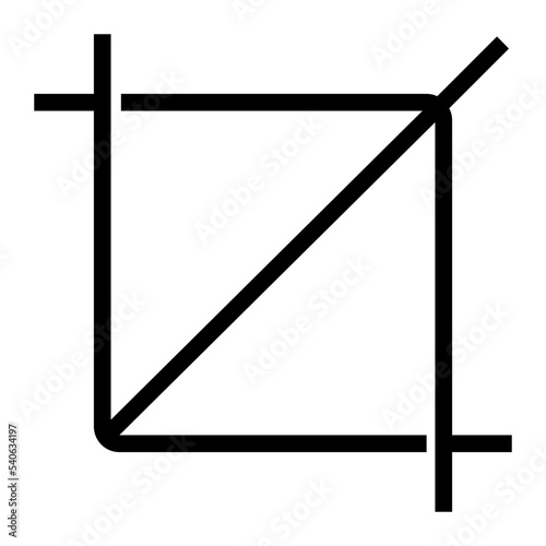 Icon Crop With Style Outline